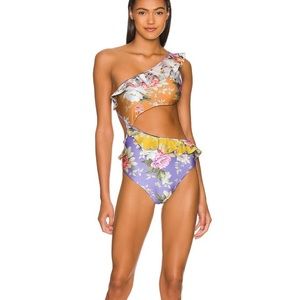 ZIMMERMANN Frill Cut Out Swimsuit
